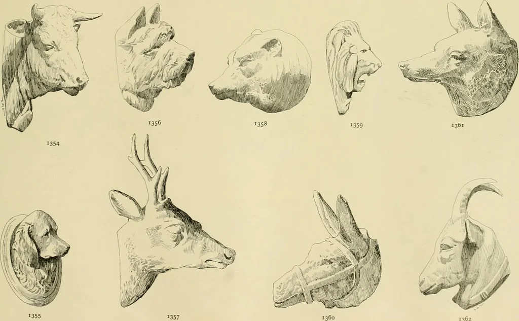 An illustration from Catalogue of plaster cast reproductions from antique, medieval and modern sculpture., 1894, leaf 172