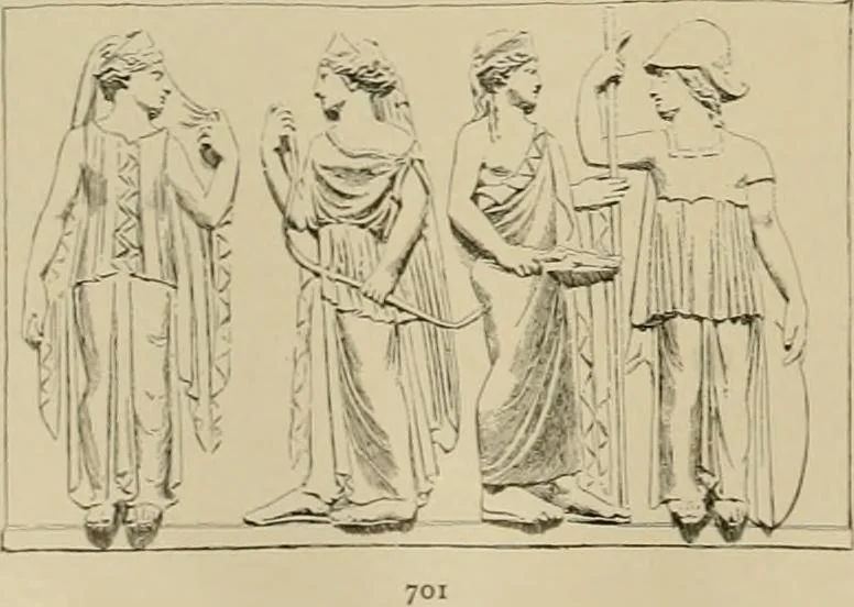 An illustration from Catalogue of plaster cast reproductions from antique, medieval and modern sculpture., 1894, leaf 67