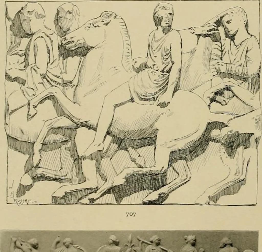 An illustration from Catalogue of plaster cast reproductions from antique, medieval and modern sculpture., 1894, leaf 69