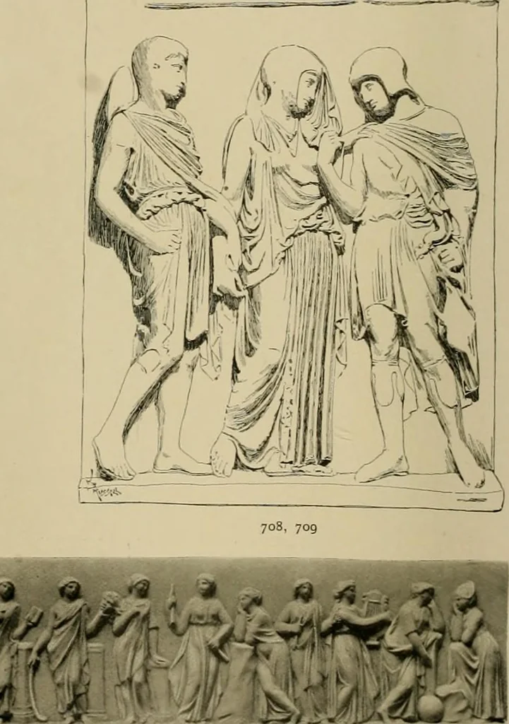 An illustration from Catalogue of plaster cast reproductions from antique, medieval and modern sculpture., 1894, leaf 69