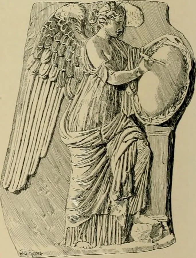 An illustration from Catalogue of plaster cast reproductions from antique, medieval and modern sculpture., 1894, leaf 77