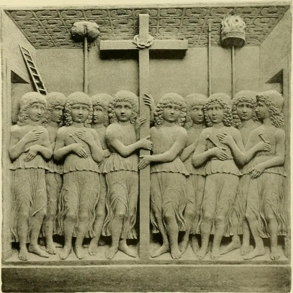 An illustration from Catalogue of plaster cast reproductions from antique, medieval and modern sculpture., 1894, leaf 78
