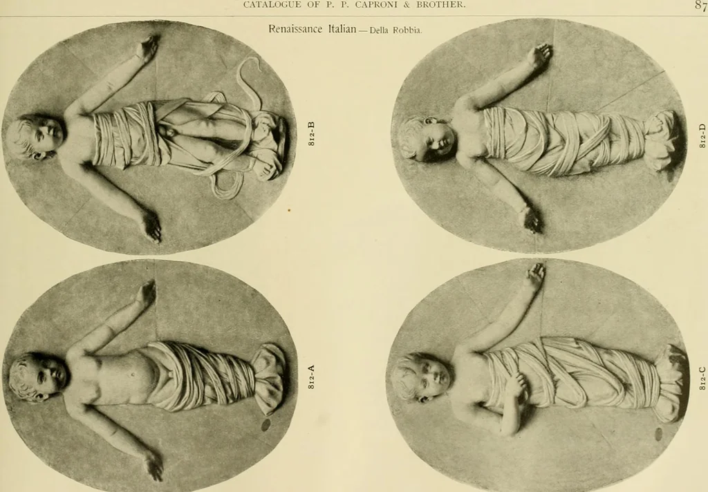 An illustration from Catalogue of plaster cast reproductions from antique, medieval and modern sculpture., 1894, leaf 90