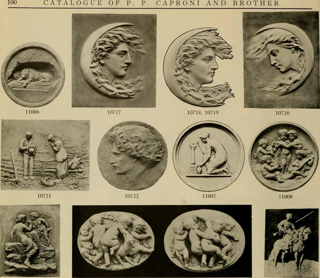 An illustration from Catalogue of plaster reproductions from antique, medieval and modern sculpture : subjects for art schools made and for sale by P.P. Caproni, 1913, leaf 101