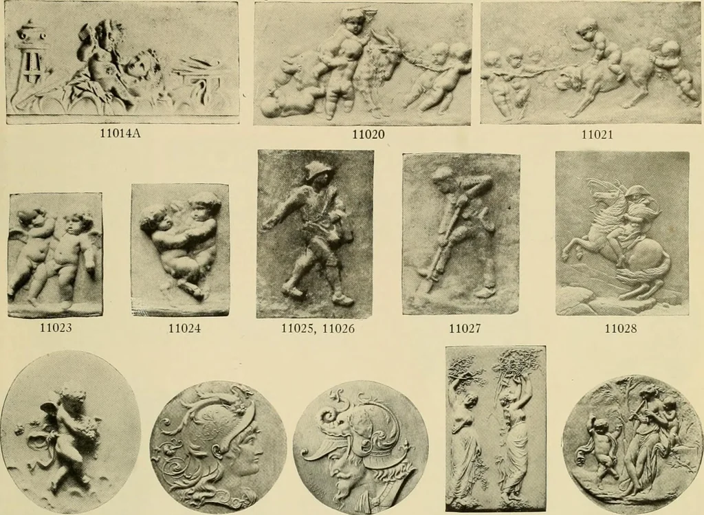 An illustration from Catalogue of plaster reproductions from antique, medieval and modern sculpture : subjects for art schools made and for sale by P.P. Caproni, 1913, leaf 102