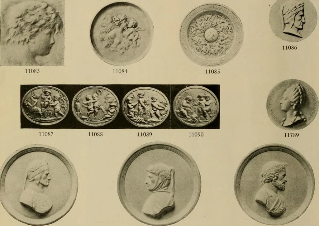 An illustration from Catalogue of plaster reproductions from antique, medieval and modern sculpture : subjects for art schools made and for sale by P.P. Caproni, 1913, leaf 105