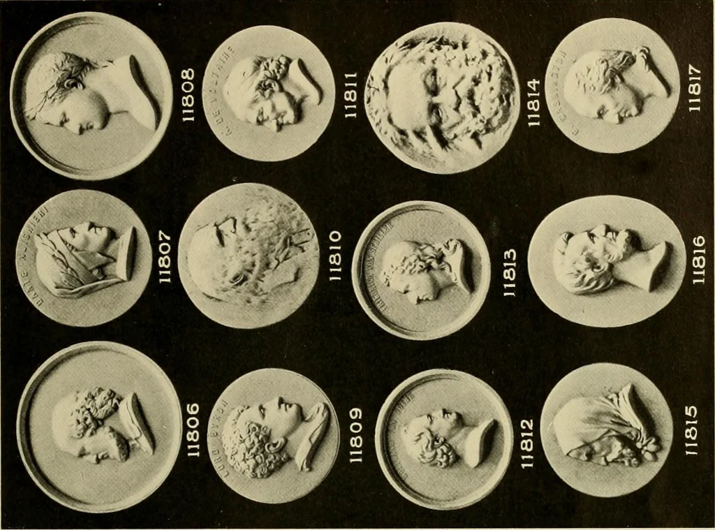 An illustration from Catalogue of plaster reproductions from antique, medieval and modern sculpture : subjects for art schools made and for sale by P.P. Caproni, 1913, leaf 106