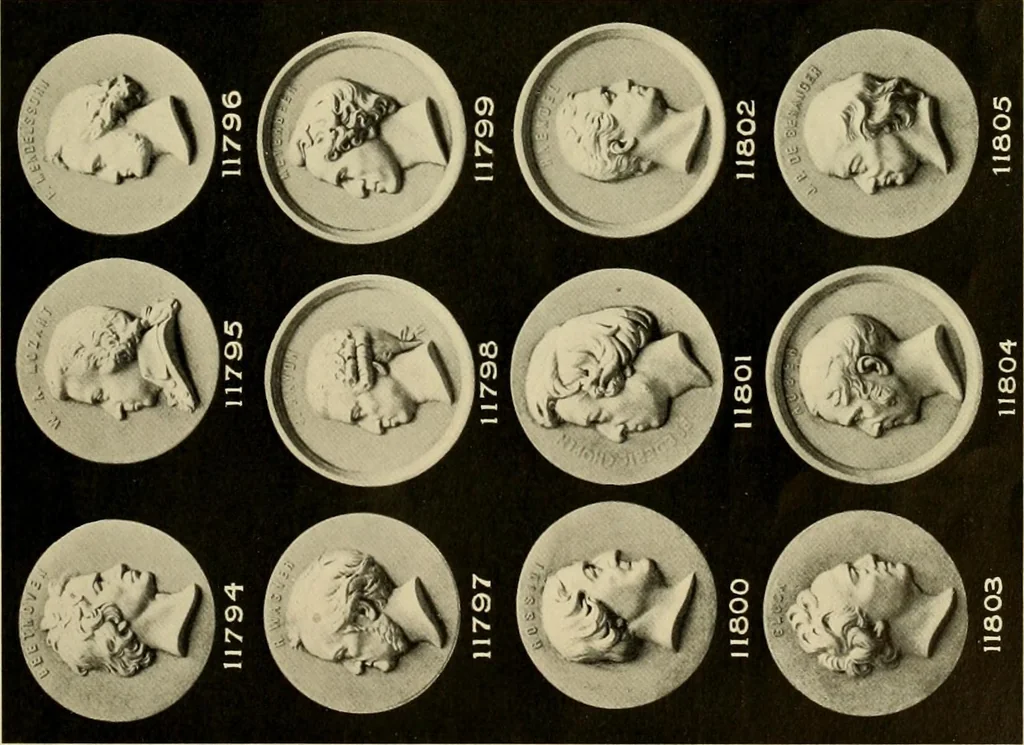 An illustration from Catalogue of plaster reproductions from antique, medieval and modern sculpture : subjects for art schools made and for sale by P.P. Caproni, 1913, leaf 106