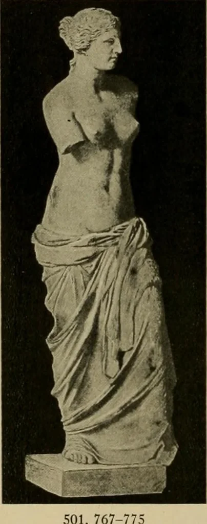 An illustration from Catalogue of plaster reproductions from antique, medieval and modern sculpture : subjects for art schools made and for sale by P.P. Caproni, 1913, leaf 11