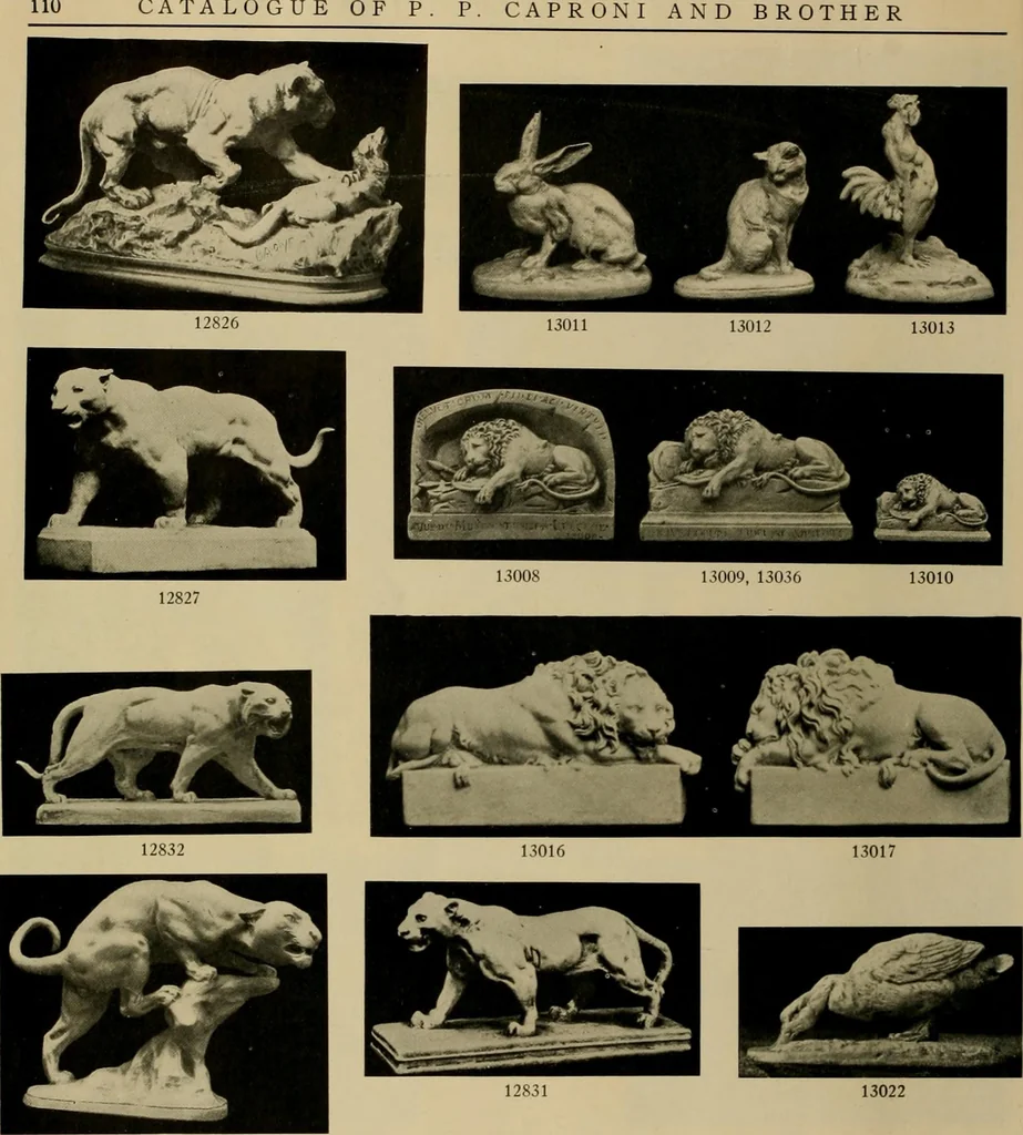 An illustration from Catalogue of plaster reproductions from antique, medieval and modern sculpture : subjects for art schools made and for sale by P.P. Caproni, 1913, leaf 111