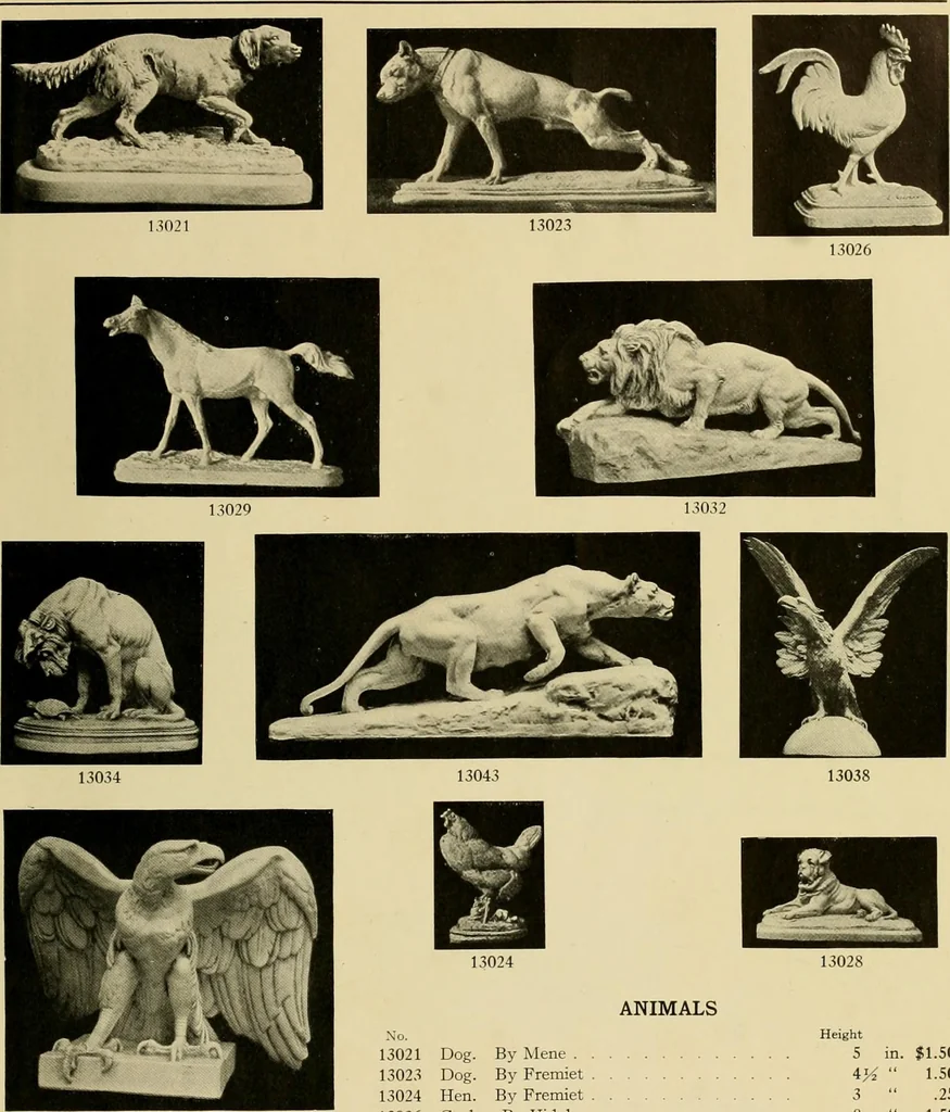 An illustration from Catalogue of plaster reproductions from antique, medieval and modern sculpture : subjects for art schools made and for sale by P.P. Caproni, 1913, leaf 112