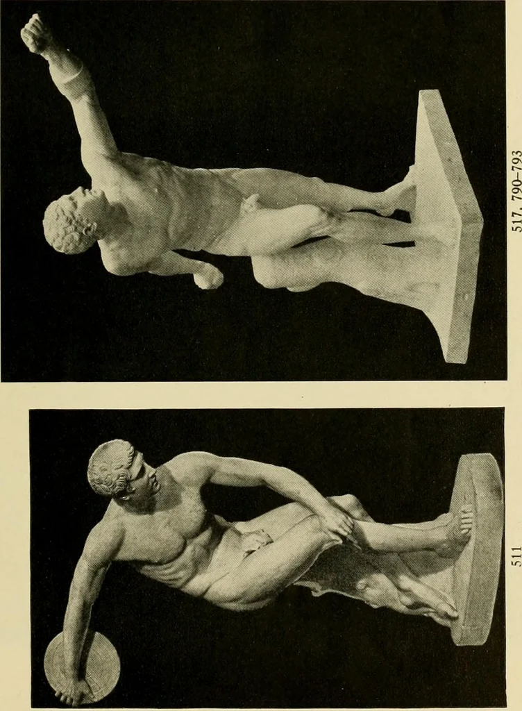 An illustration from Catalogue of plaster reproductions from antique, medieval and modern sculpture : subjects for art schools made and for sale by P.P. Caproni, 1913, leaf 14