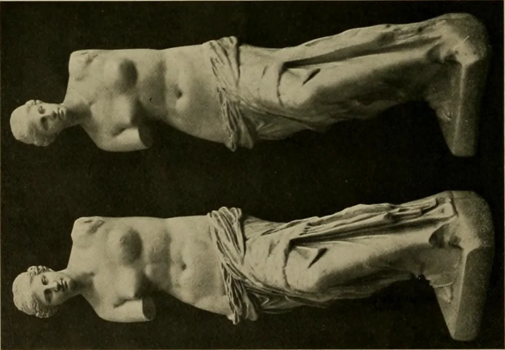 An illustration from Catalogue of plaster reproductions from antique, medieval and modern sculpture : subjects for art schools made and for sale by P.P. Caproni, 1913, leaf 5