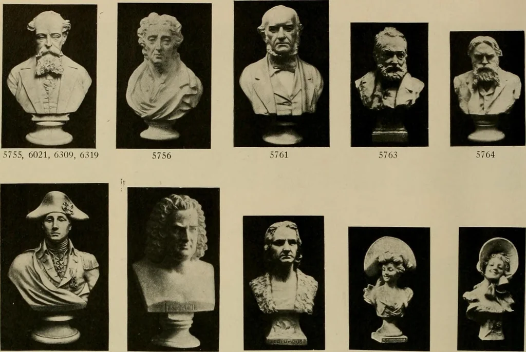 An illustration from Catalogue of plaster reproductions from antique, medieval and modern sculpture : subjects for art schools made and for sale by P.P. Caproni, 1913, leaf 57
