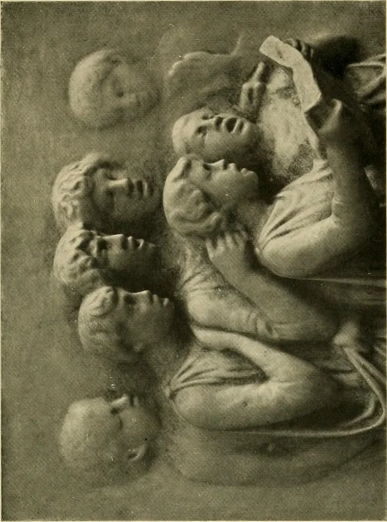 An illustration from Catalogue of plaster reproductions from antique, medieval and modern sculpture : subjects for art schools made and for sale by P.P. Caproni, 1913, leaf 6