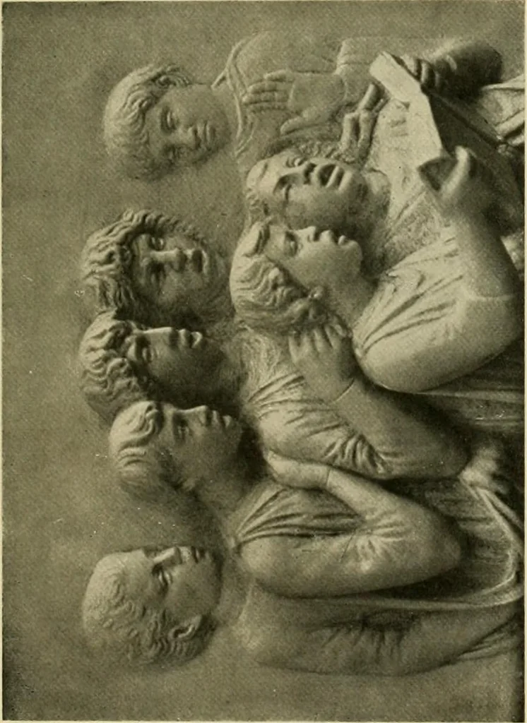 An illustration from Catalogue of plaster reproductions from antique, medieval and modern sculpture : subjects for art schools made and for sale by P.P. Caproni, 1913, leaf 6