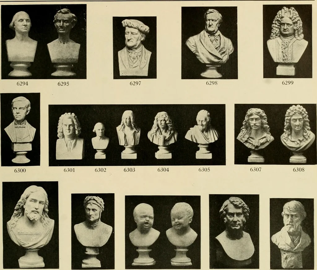 An illustration from Catalogue of plaster reproductions from antique, medieval and modern sculpture : subjects for art schools made and for sale by P.P. Caproni, 1913, leaf 60