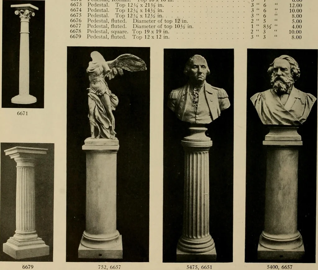 An illustration from Catalogue of plaster reproductions from antique, medieval and modern sculpture : subjects for art schools made and for sale by P.P. Caproni, 1913, leaf 63