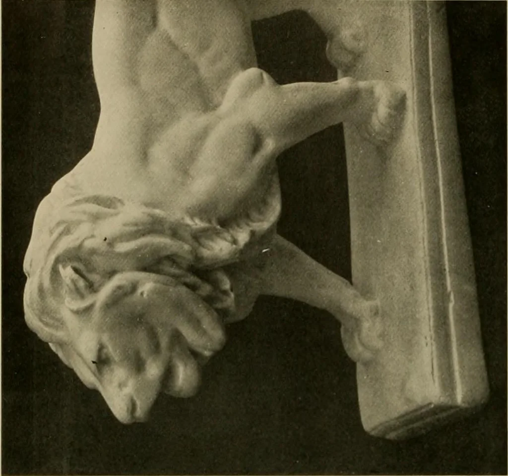 An illustration from Catalogue of plaster reproductions from antique, medieval and modern sculpture : subjects for art schools made and for sale by P.P. Caproni, 1913, leaf 7