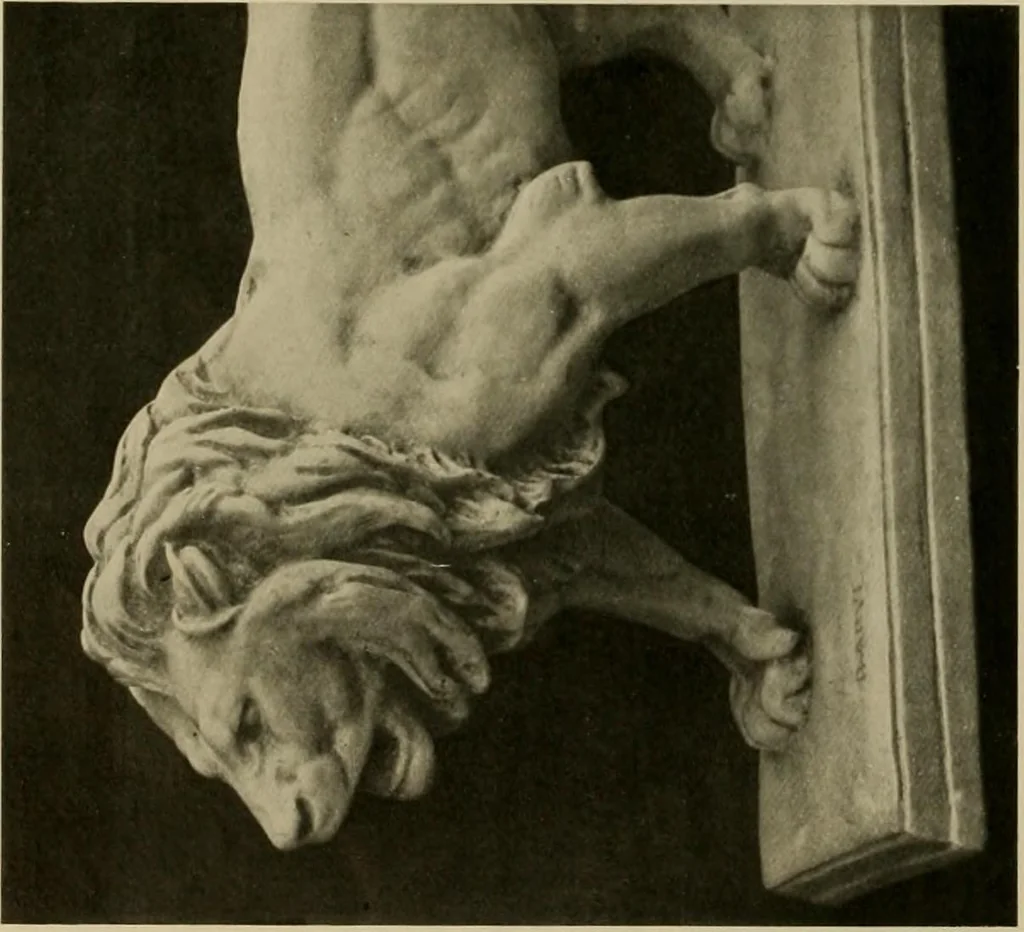 An illustration from Catalogue of plaster reproductions from antique, medieval and modern sculpture : subjects for art schools made and for sale by P.P. Caproni, 1913, leaf 7