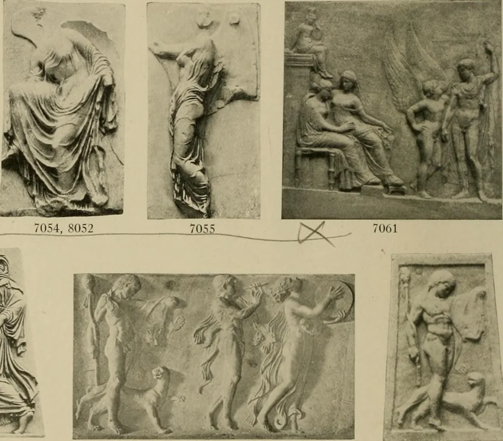 An illustration from Catalogue of plaster reproductions from antique, medieval and modern sculpture : subjects for art schools made and for sale by P.P. Caproni, 1913, leaf 75