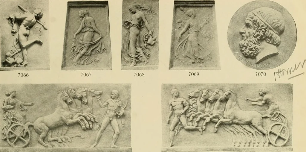 An illustration from Catalogue of plaster reproductions from antique, medieval and modern sculpture : subjects for art schools made and for sale by P.P. Caproni, 1913, leaf 76