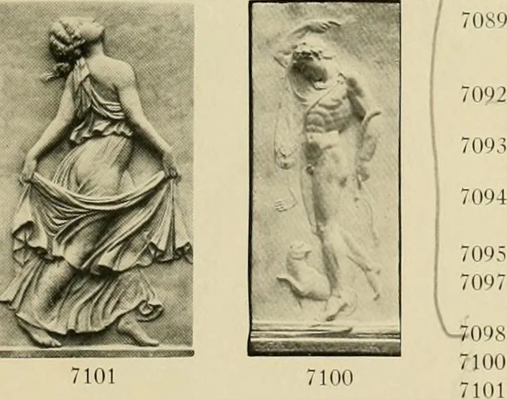 An illustration from Catalogue of plaster reproductions from antique, medieval and modern sculpture : subjects for art schools made and for sale by P.P. Caproni, 1913, leaf 78