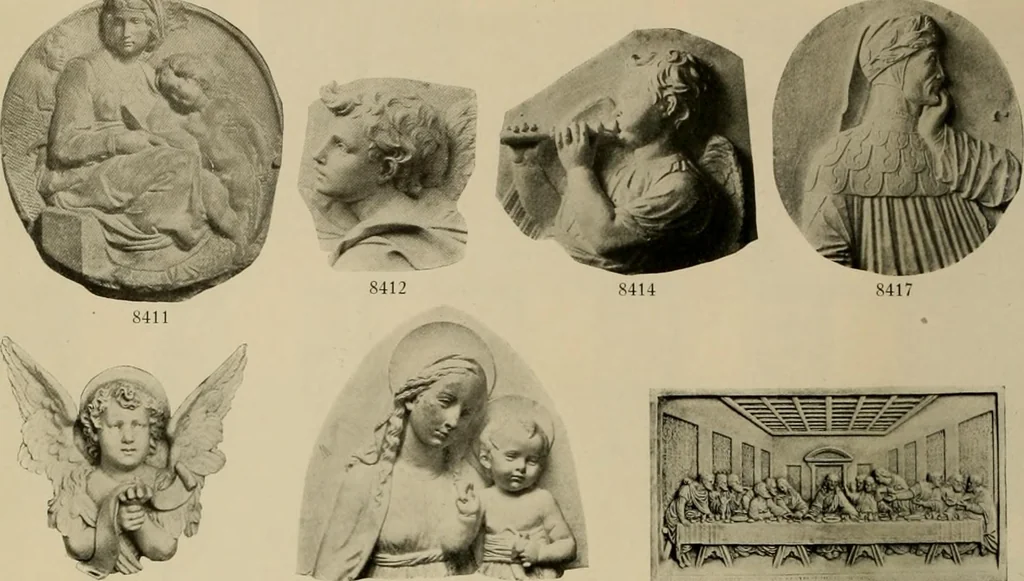 An illustration from Catalogue of plaster reproductions from antique, medieval and modern sculpture : subjects for art schools made and for sale by P.P. Caproni, 1913, leaf 85
