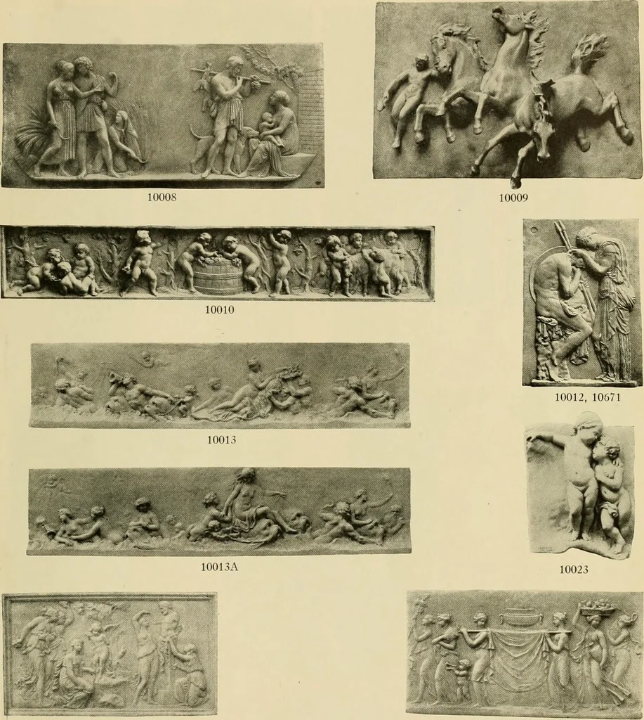 An illustration from Catalogue of plaster reproductions from antique, medieval and modern sculpture : subjects for art schools made and for sale by P.P. Caproni, 1913, leaf 90