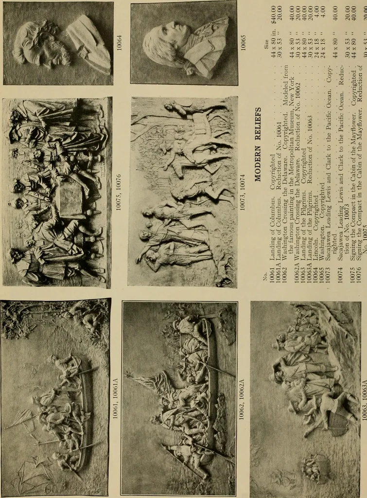 An illustration from Catalogue of plaster reproductions from antique, medieval and modern sculpture : subjects for art schools made and for sale by P.P. Caproni, 1913, leaf 97