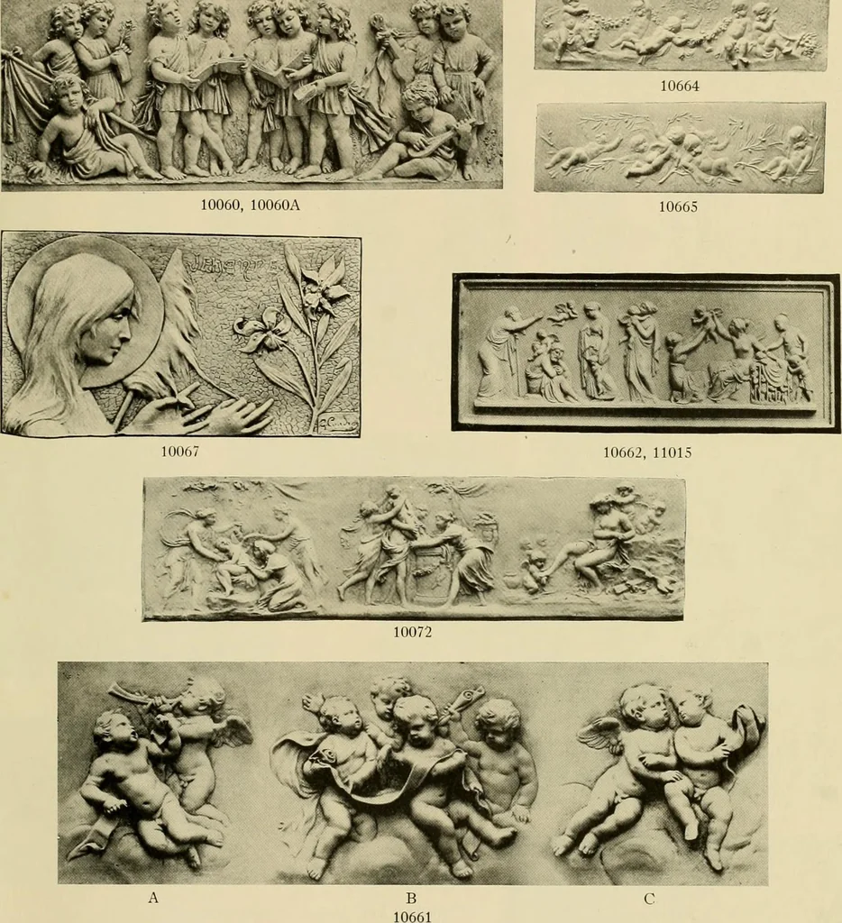 An illustration from Catalogue of plaster reproductions from antique, medieval and modern sculpture : subjects for art schools made and for sale by P.P. Caproni, 1913, leaf 98