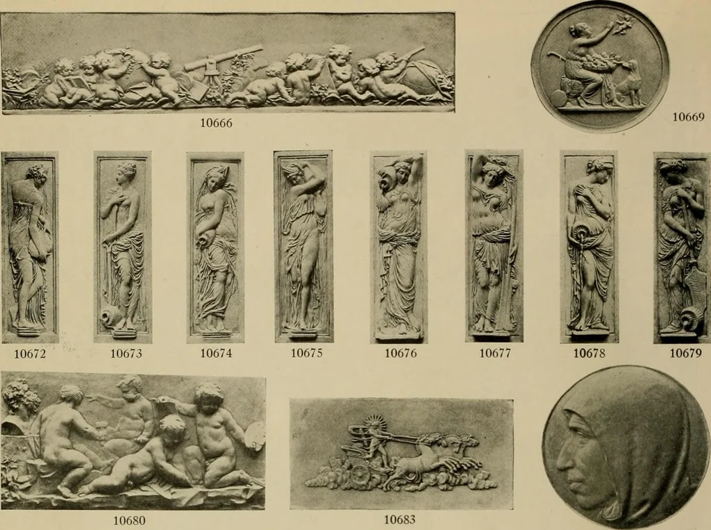 An illustration from Catalogue of plaster reproductions from antique, medieval and modern sculpture : subjects for art schools made and for sale by P.P. Caproni, 1913, leaf 99