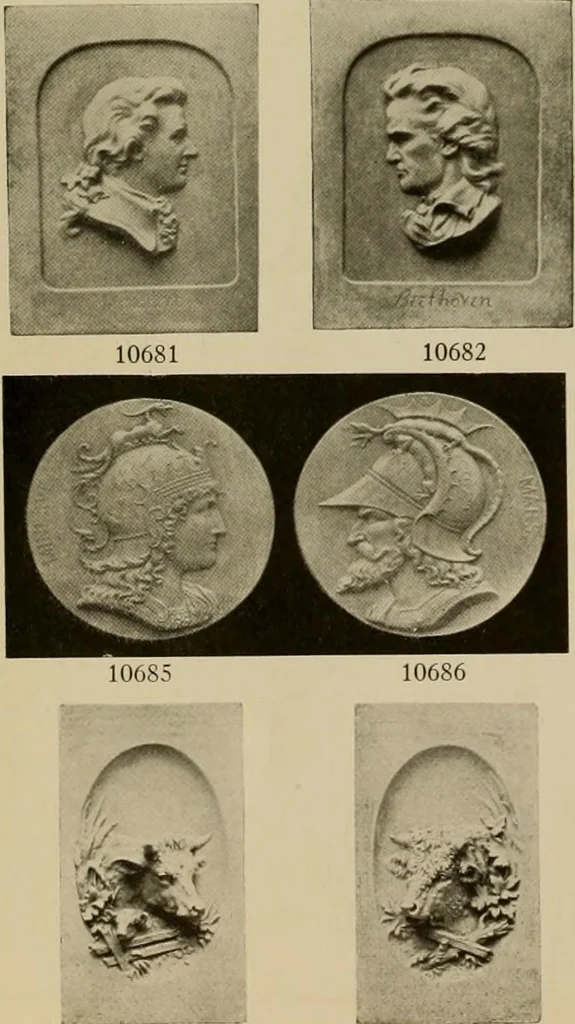 An illustration from Catalogue of plaster reproductions from antique, medieval and modern sculpture : subjects for art schools made and for sale by P.P. Caproni, 1913, leaf 99