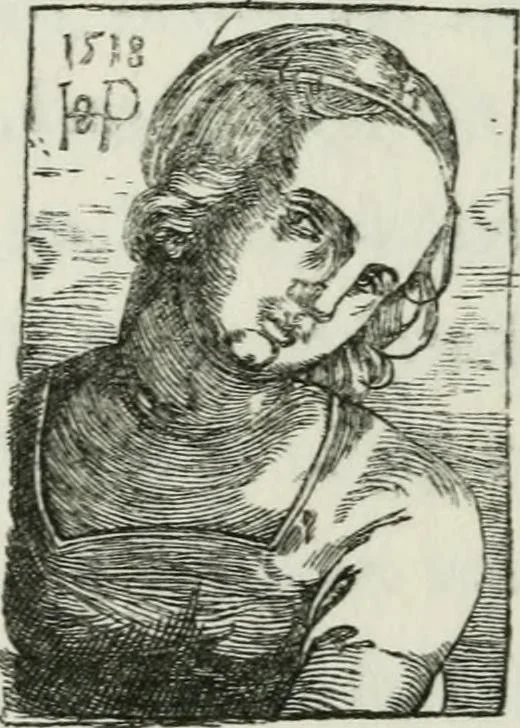 An illustration from Catalogue of the prints and etchings of Hans Sebald Beham, painter, of Nuremberg, citizen of Frankfort, 1500-1550, 1877, leaf 15