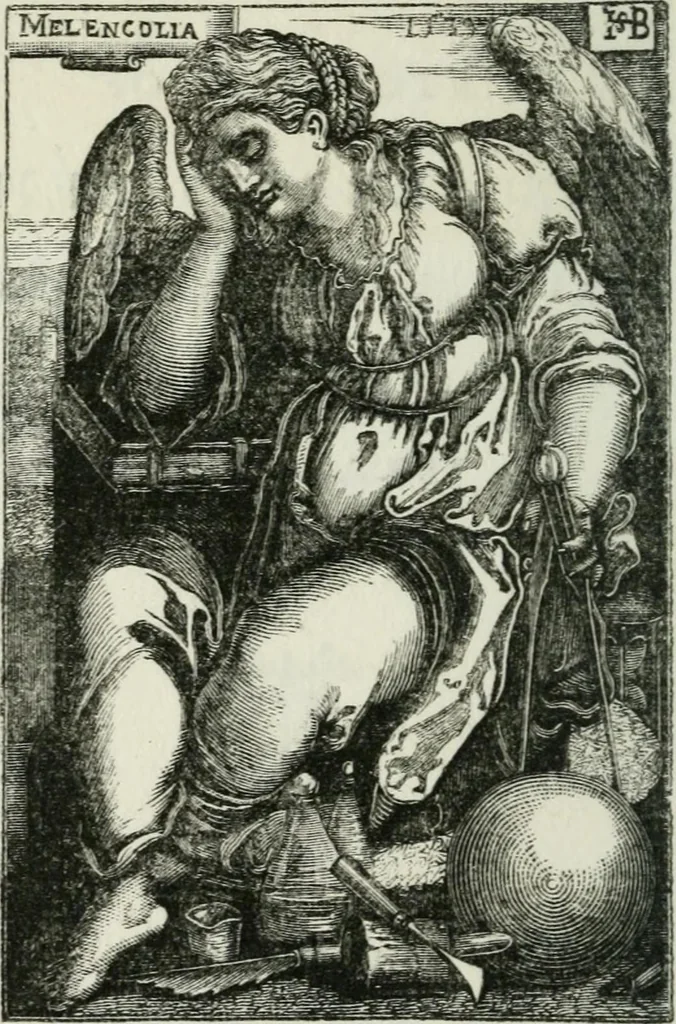 An illustration from Catalogue of the prints and etchings of Hans Sebald Beham, painter, of Nuremberg, citizen of Frankfort, 1500-1550, 1877, leaf 7