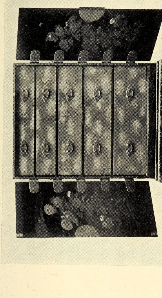 An illustration from Catalogue of rare and superb collection of antique clocks, armors and musical instruments from Japan and China, 1904, leaf 121