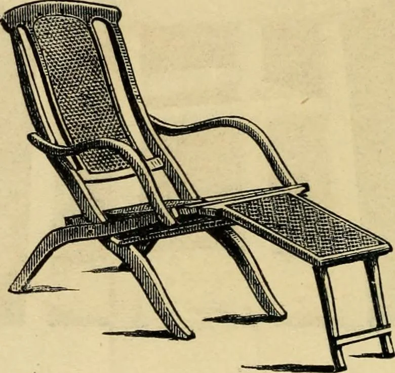 An illustration from Catalogue of rattan and reed furniture, 1891, leaf 101