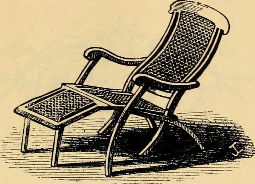 An illustration from Catalogue of rattan and reed furniture, 1891, leaf 102