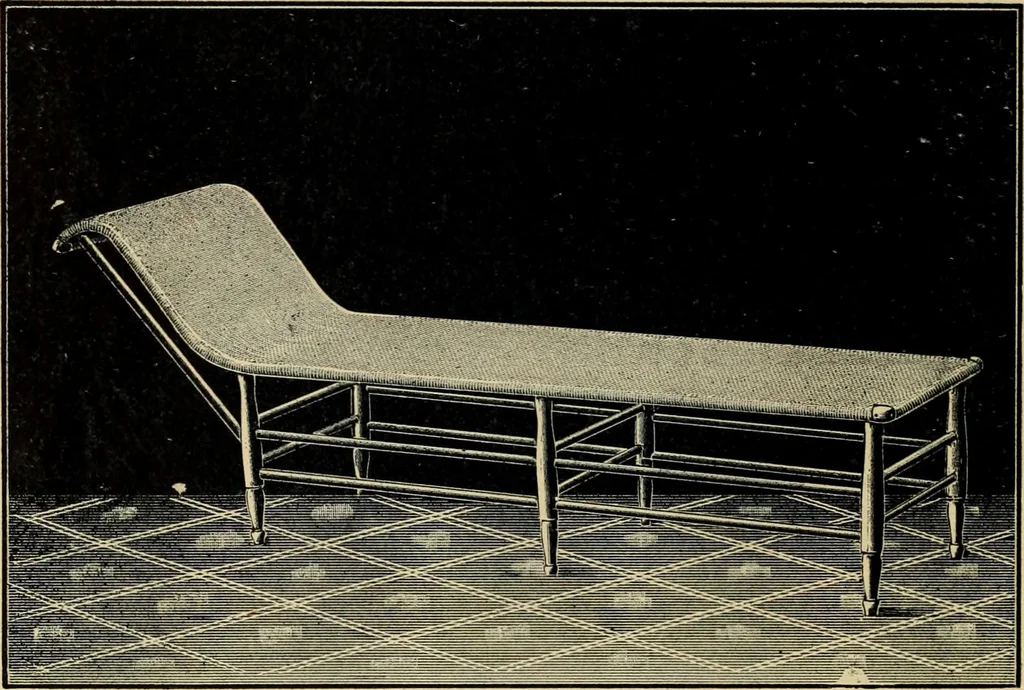An illustration from Catalogue of rattan and reed furniture, 1891, leaf 61