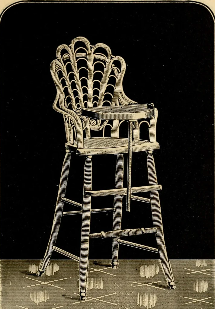 An illustration from Catalogue of rattan and reed furniture, 1891, leaf 92