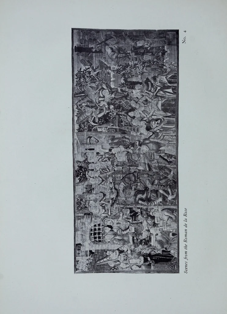 An illustration from Catalogue of the retrospective loan exhibition of European tapestries, 1922, leaf 36