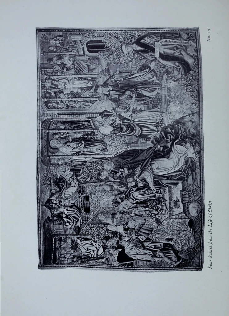 An illustration from Catalogue of the retrospective loan exhibition of European tapestries, 1922, leaf 50