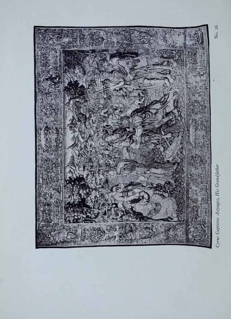 An illustration from Catalogue of the retrospective loan exhibition of European tapestries, 1922, leaf 60