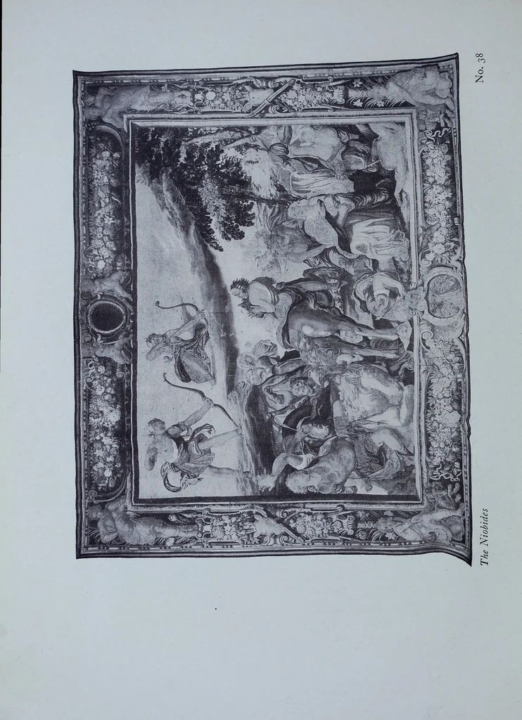 An illustration from Catalogue of the retrospective loan exhibition of European tapestries, 1922, leaf 70