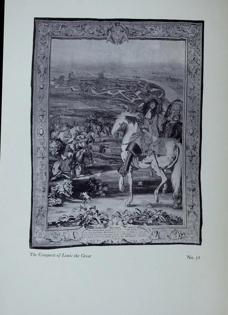 An illustration from Catalogue of the retrospective loan exhibition of European tapestries, 1922, leaf 74