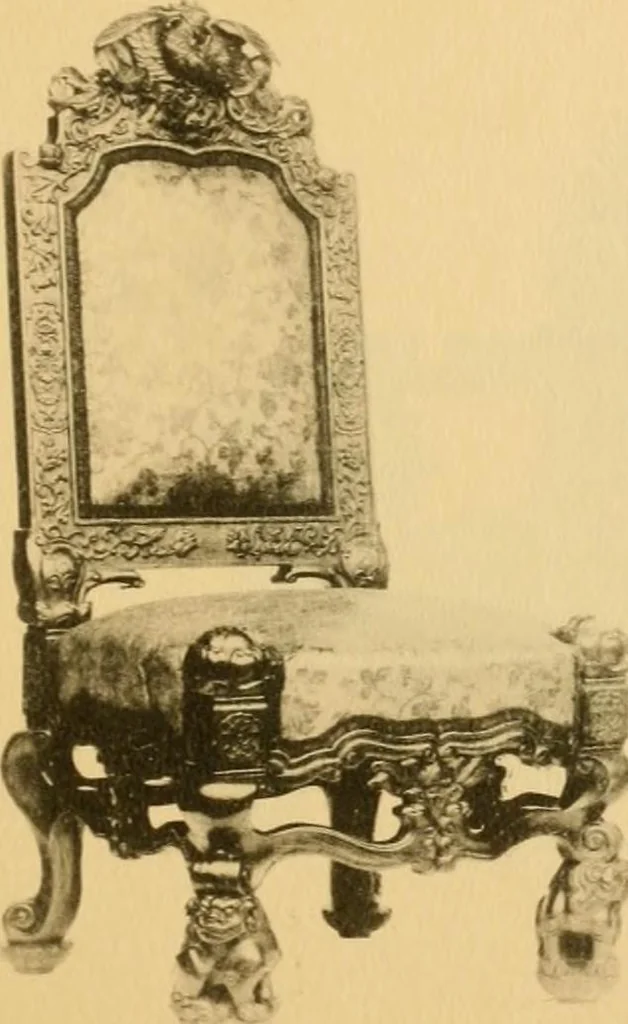 An illustration from Catalogue of room decorations and artistic furniture., 1905, leaf 22