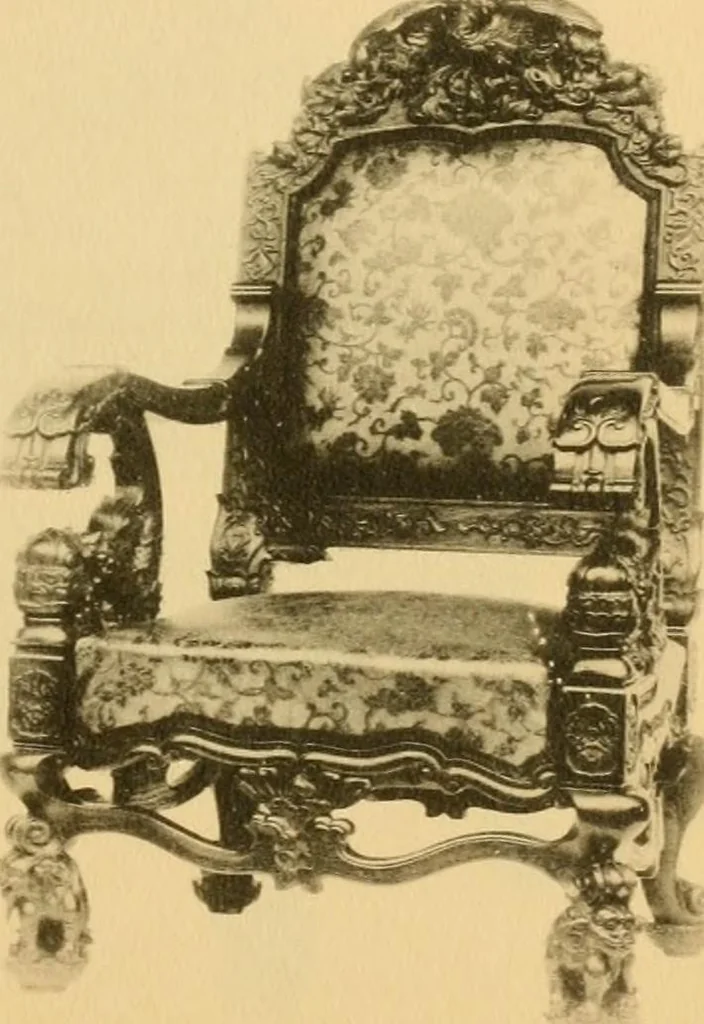 An illustration from Catalogue of room decorations and artistic furniture., 1905, leaf 22