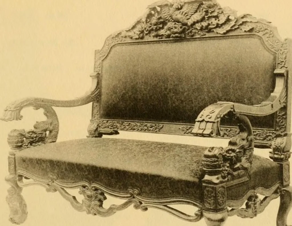 An illustration from Catalogue of room decorations and artistic furniture., 1905, leaf 24