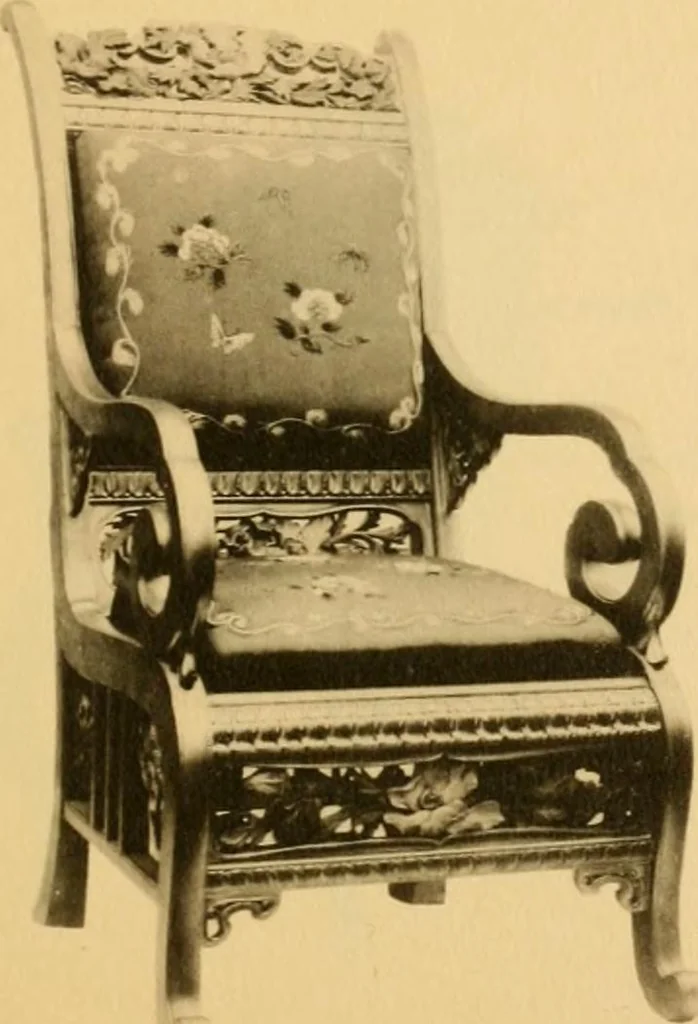An illustration from Catalogue of room decorations and artistic furniture., 1905, leaf 26