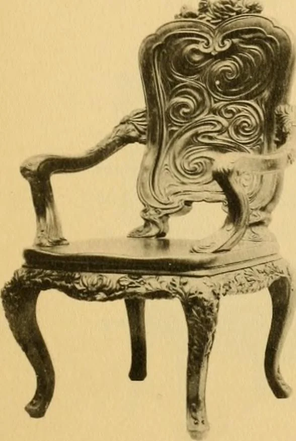 An illustration from Catalogue of room decorations and artistic furniture., 1905, leaf 28